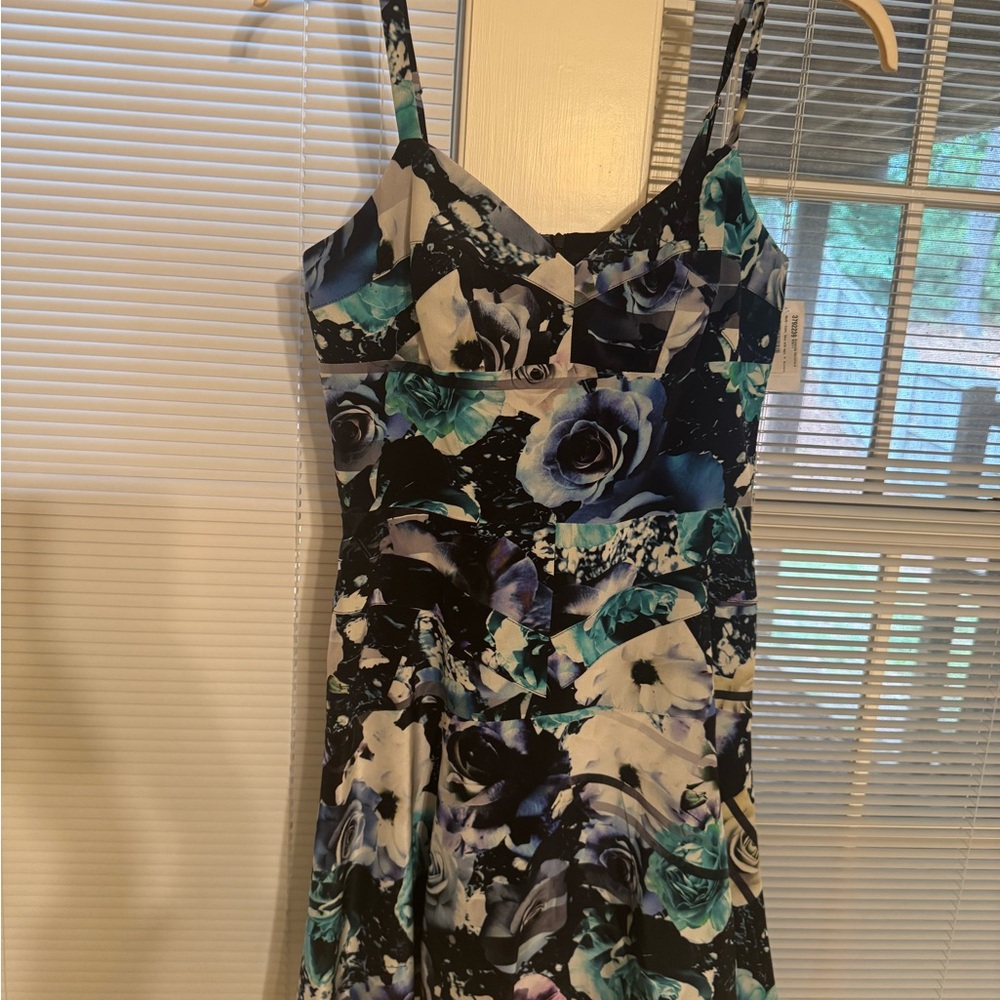 Floral Print Dress with adjustable straps